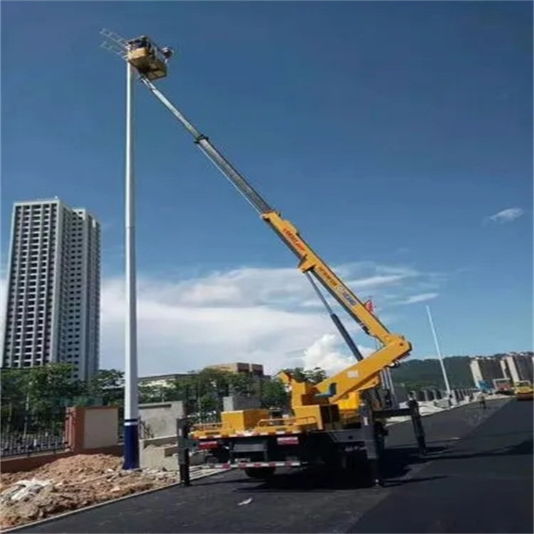 安庆维修路灯的曲臂升降车出租