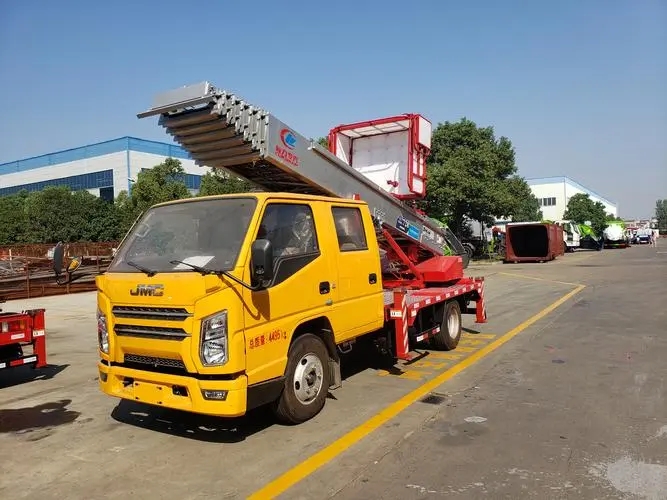 安庆附近云梯车出租 砂石搬运